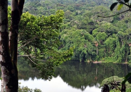 Lago Chalalan from hill S