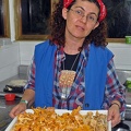 Tatiana Sanjuan with Cantharellus tray