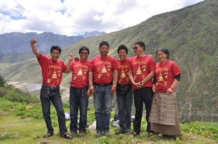 Our 4 drivers and two guides, all Khampas,