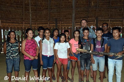 8th grade of Tepu School that came for the mushroom tasting