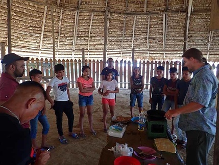 Daniel cooking for kids