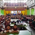 Audience of 400 students (not all visible here) for my Mushroom talk at Yibi Labtsa Tangtibi School 