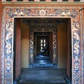 Door Hallway in Trongsa Dzong / castle