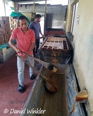 Panela forming after boiling and evaporation near San José de Isnos DW Ms