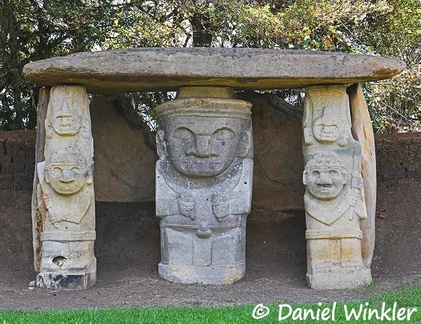 Statues of mortuary monument, San Agustín